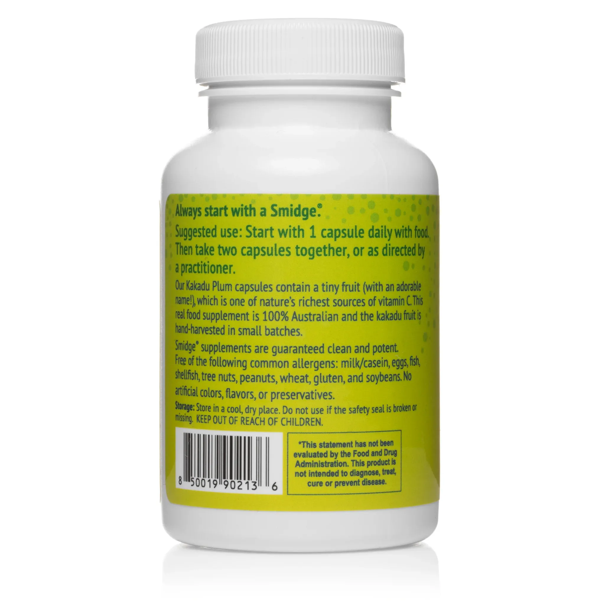 Grynas Wholefood Vitaminas C, 60 kapsulių (ne askorbo rūgštis) - Image 3
