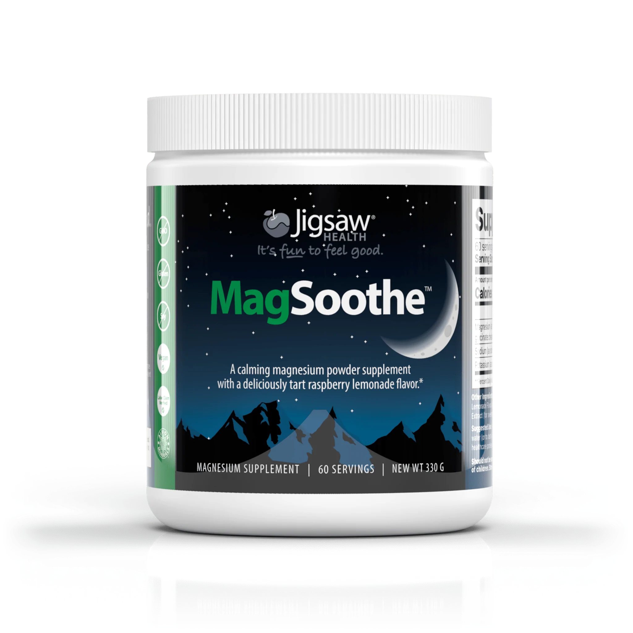 Jigsaw Health MagSoothe, 60 porcijų (Magnio papildas)