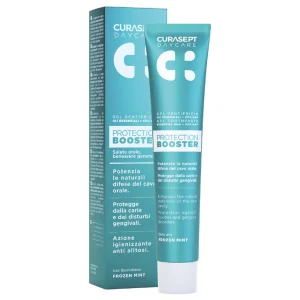 Kasdienė dantų pasta, CURASEPT Daycare Booster Frozen Mint, šaldančios mėtos skonio, 75 ml