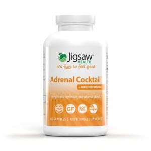 Jigsaw Health Adrenal cocktail kapsulėmis 2 mėnesiams (energijos kokteilis)